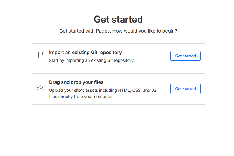 Import an existing Git repository