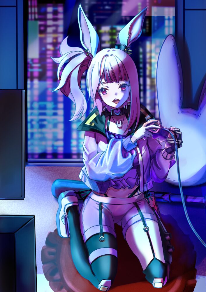 Vtuber様からコミッション依頼で描いたイラスト