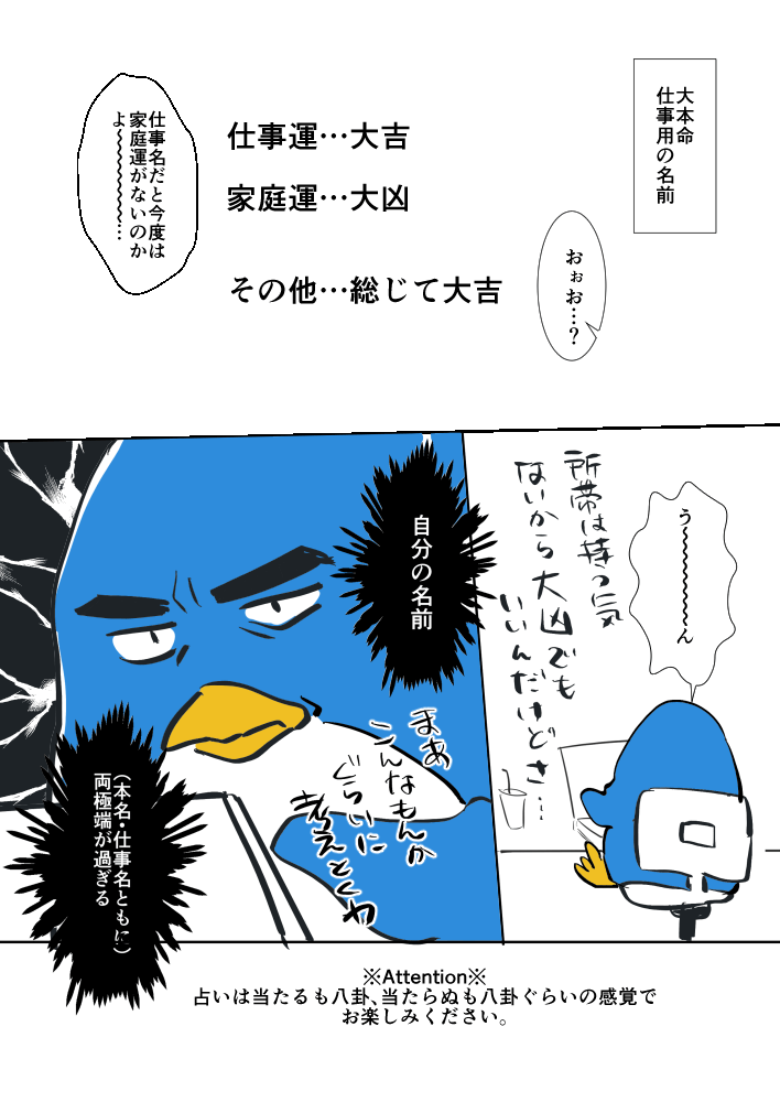 [エッセイマンガ]画数占い