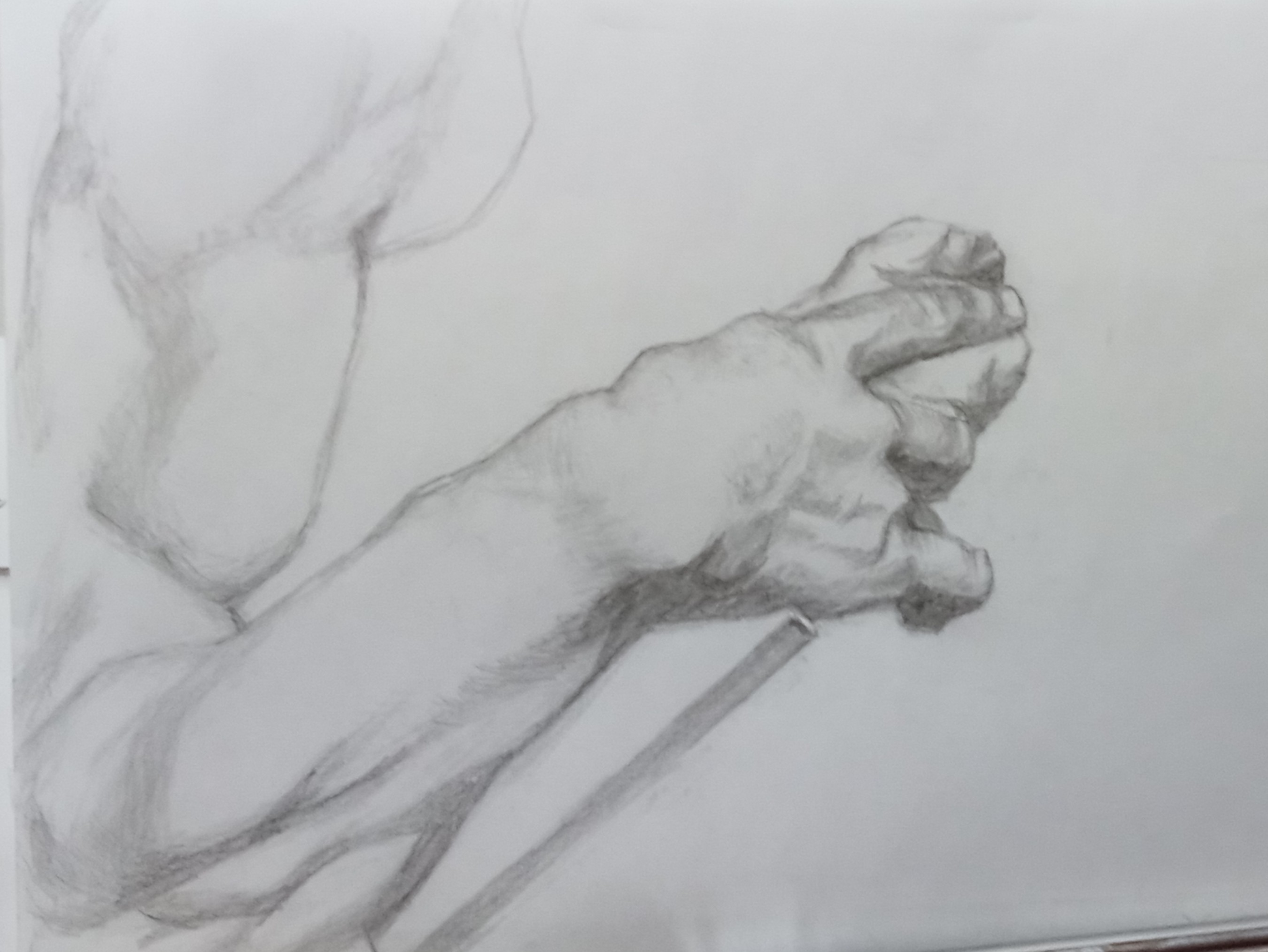 シャルル・バルグのドローイングコースより模写